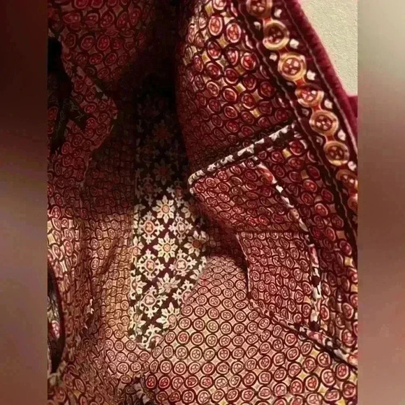 Vera Bradley Bucket Tote Bag Waomens Medium Retired Medallion 2006 Quilted Purse - Picture 6 of 9